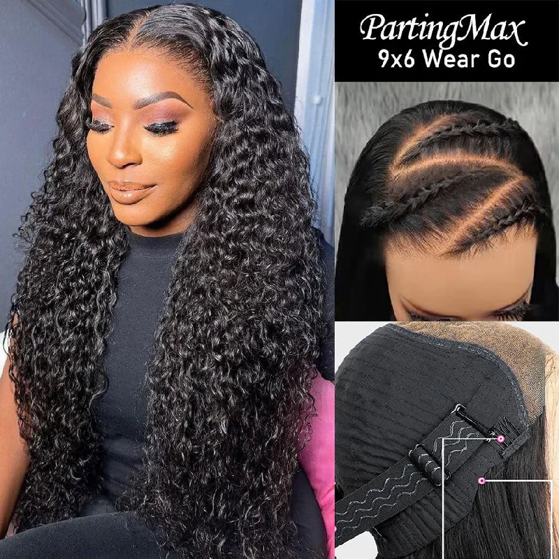 9x6 PartingMax HD Skin Melt Lace Wear Go Glueless Pre-cut Human Hair Lace Wig | Burmese Curls