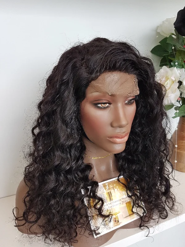 Cambodian Curl 4x4 CLOSURE Wig (150%)