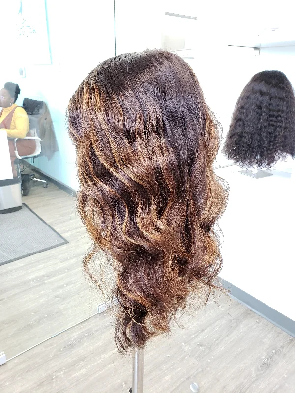 Classic BALAYAGE lace frontal Wig (130%)