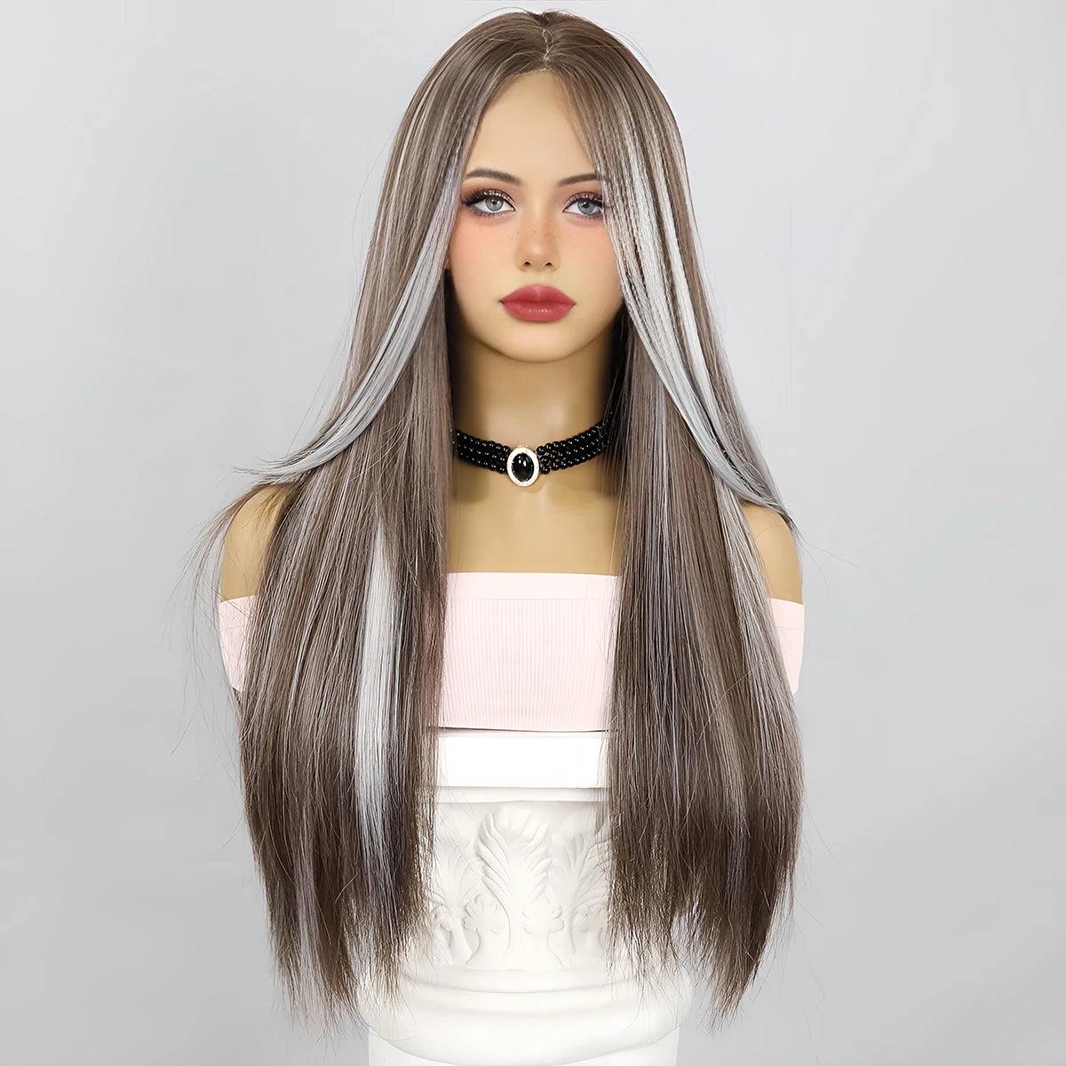 Long Straight Crossdressing Wig