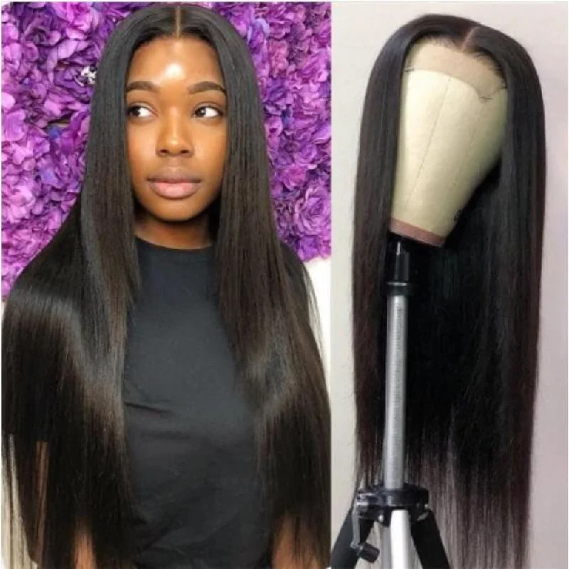 Shanice | 4X4 Lace Closure Wig Pre-plucked Human Hair Silky Straight