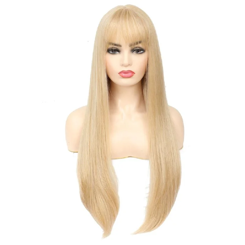 Sissy Nora Long Straight Blonde Wig