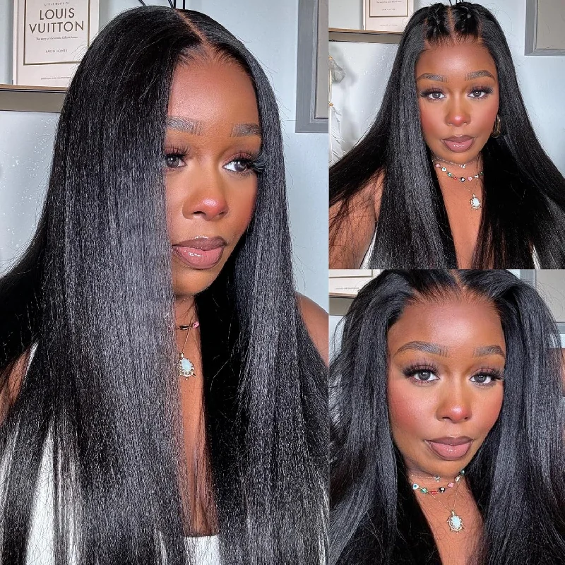 Sophie| Preplucked Virgin Human Hair 360 Lace Wig | Light Yaki