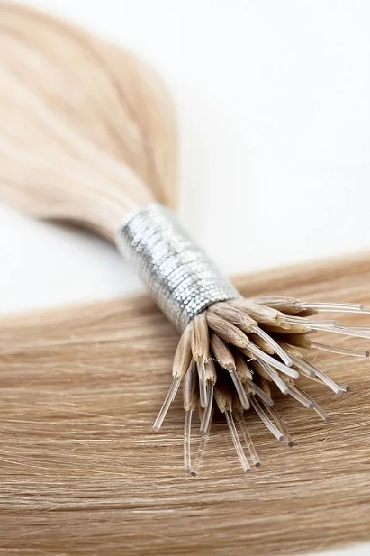 #18 Dark Ash Blonde Nano Tip Hair Extensions