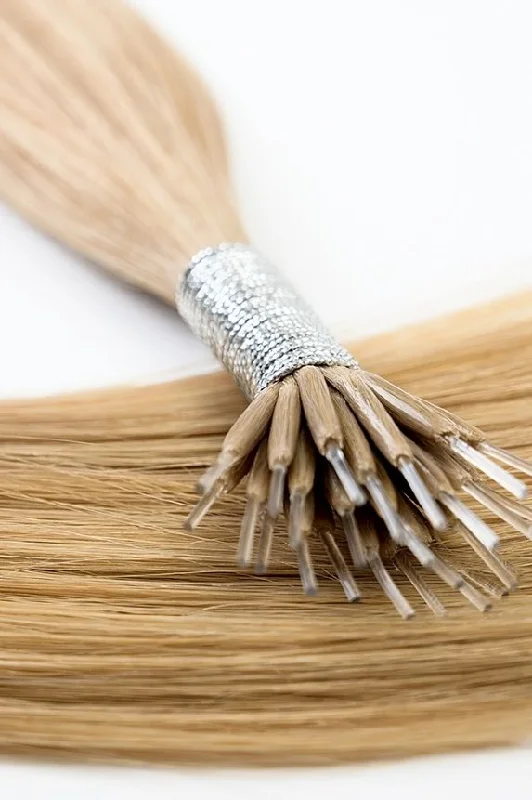 #23 Golden Blonde Nano Tip Hair Extensions