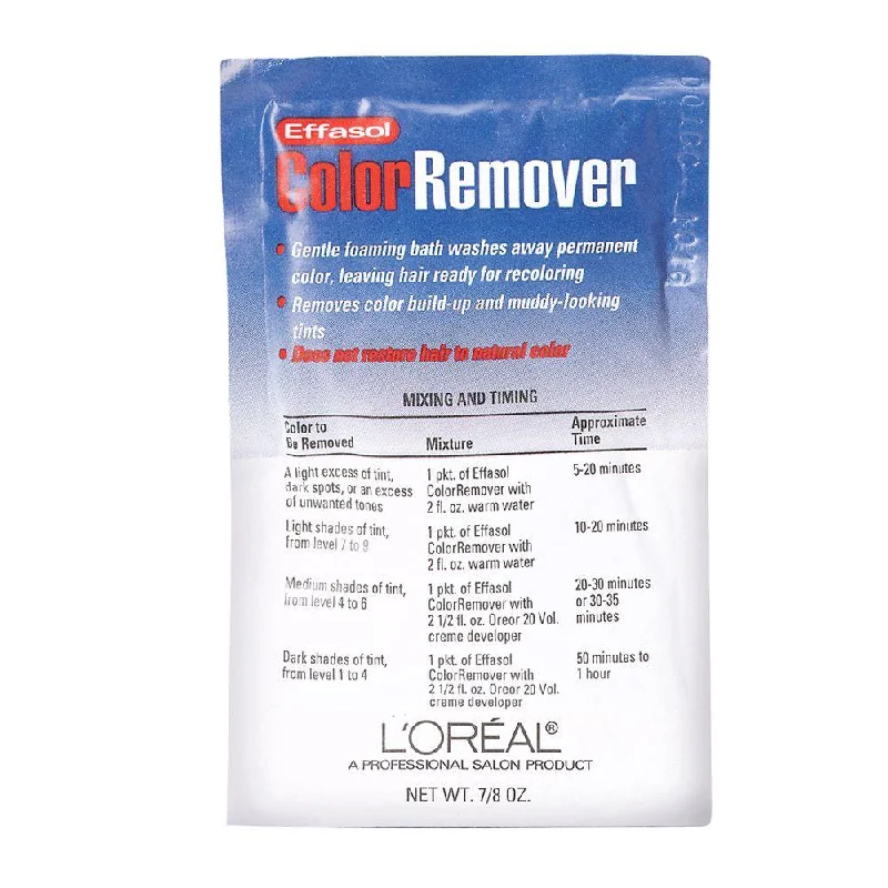 LOREAL EFFASOL COLOR REMOVER PACKETTE