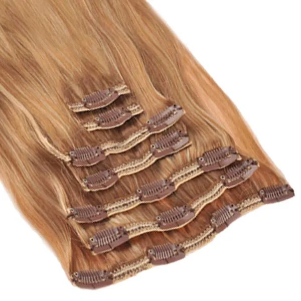 #27/613 Clip In Hair Extensions 7PCS