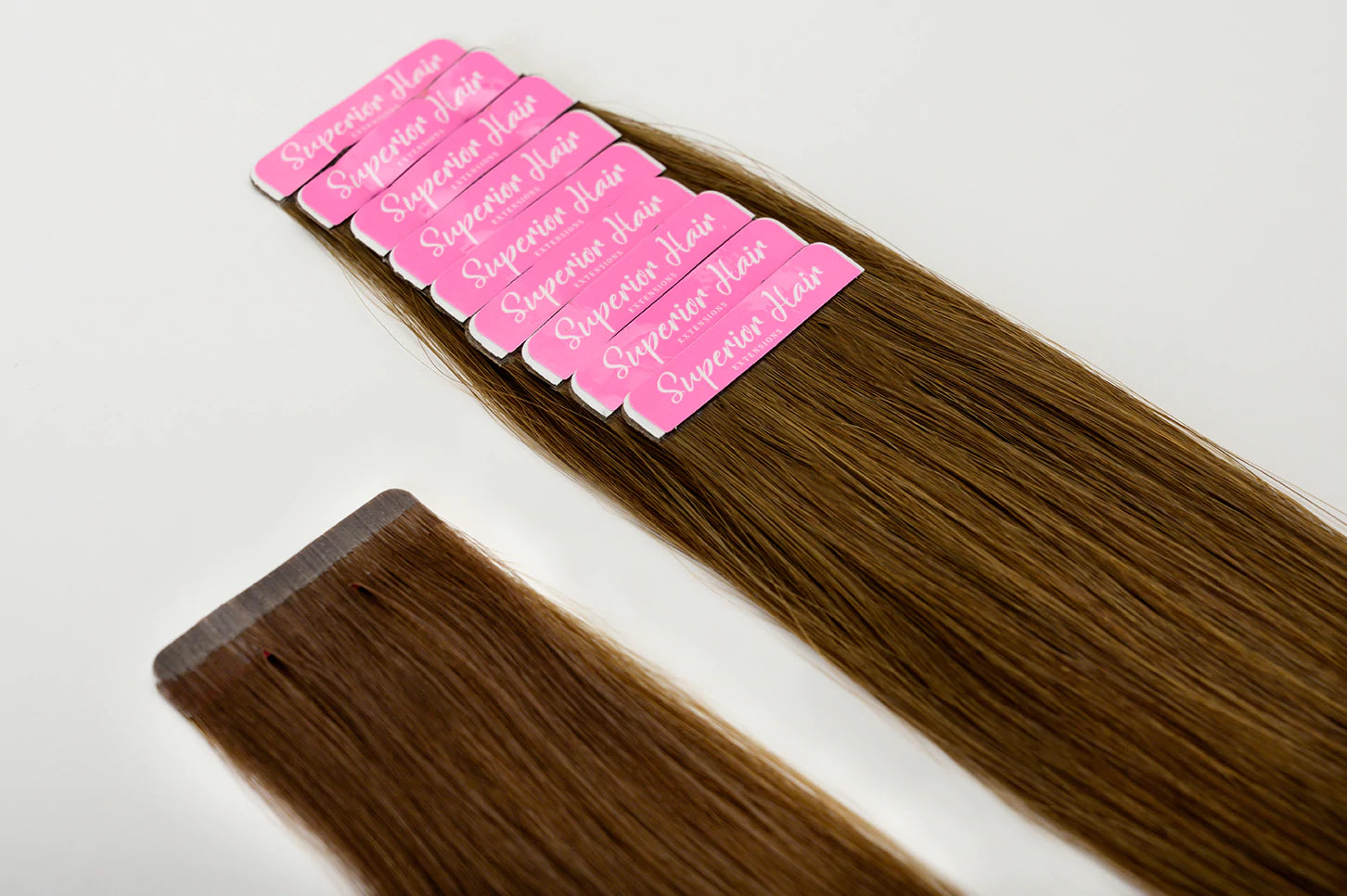 #6 Chestnut Brown Ultra Seamless Tape In Extensions