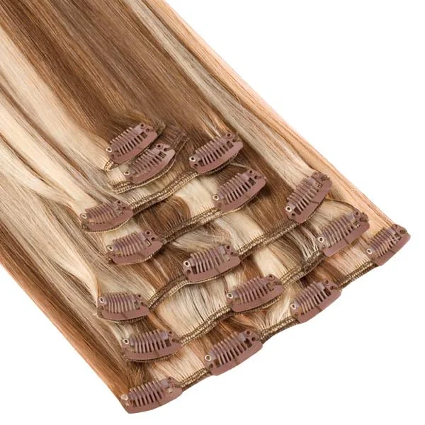 #8/613 Clip In Hair Extensions 7PCS