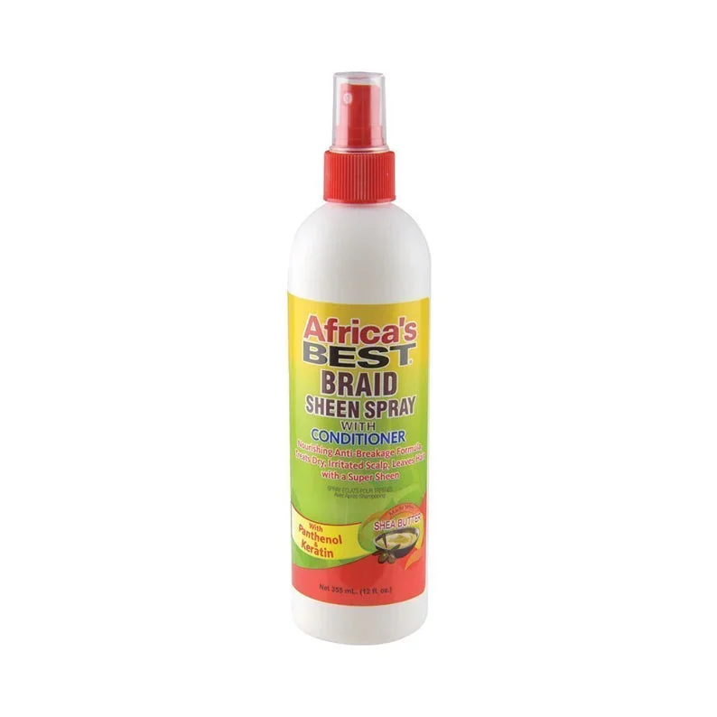 AFRICA'S BEST Braid Sheen Spray with Conditioner 12oz