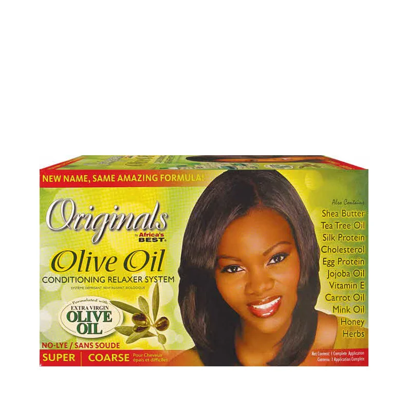 AFRICA'S BEST ORIGINALS Olive Oil Conditioning Relaxer System [SUPER/COARSE]