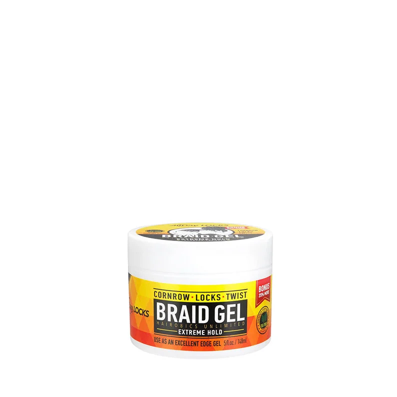 ALLDAY Locks Extreme Hold Braid Gel 5oz