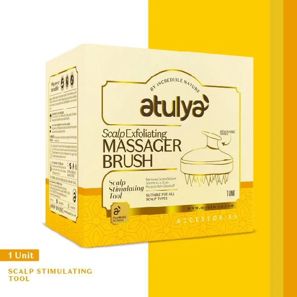 atulya Scalp Exfoliating Massager Brush (Buy 3 Products & Get Rs.300 Off)