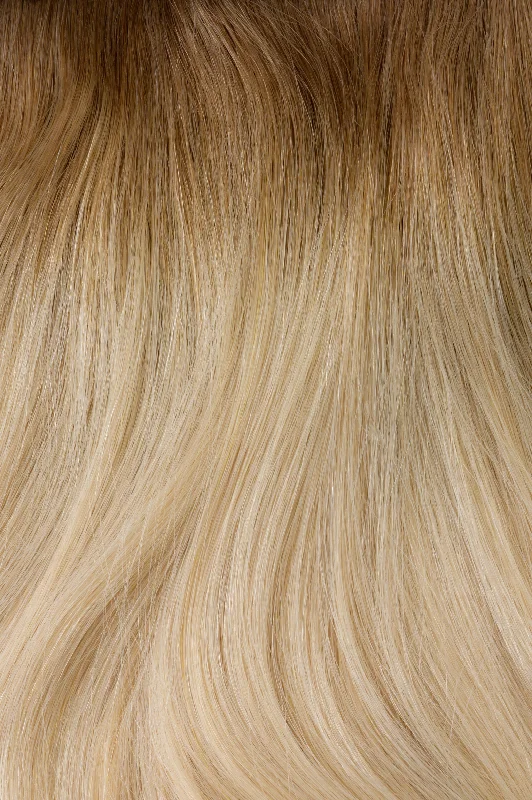 #Beach Blonde Balayage Seamless Clip In Extensions