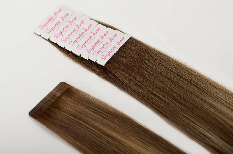 #Bronde Balayage Ultra Seamless Tape In Extensions