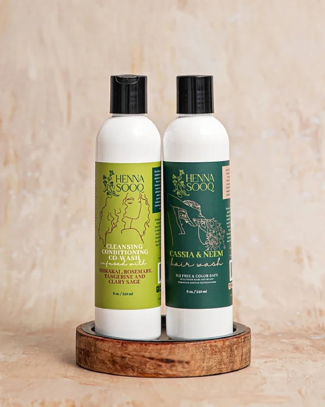 Cassia Neem Hair Wash + CoWash Bundle