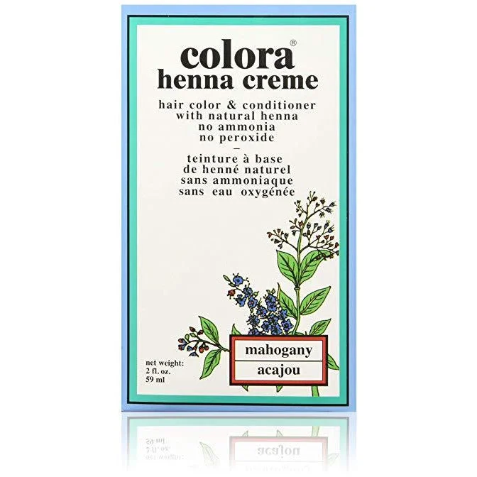 Colora Henna Creme, Mahogany, 2 Ounce