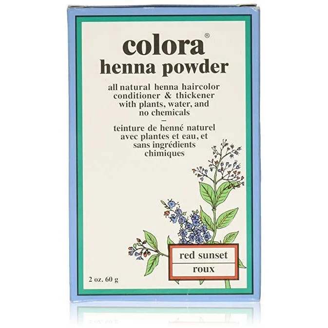 Colora Henna Powder Red Sunset 2 Oz