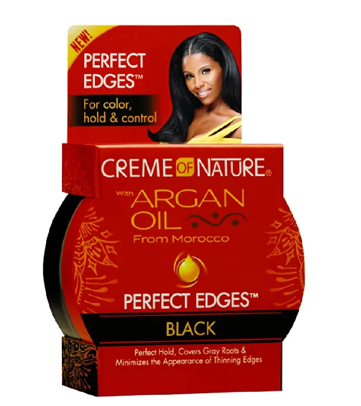 Creme Of Nature Argan Oil Edge Black 2.25 Oz