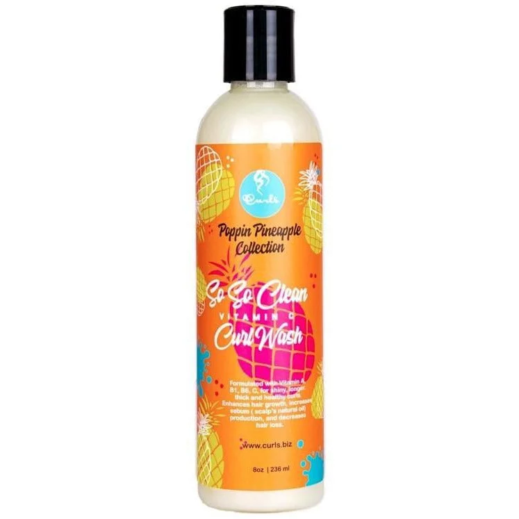 Curls So So Clean Vitamin C Curl Wash, 8 Oz