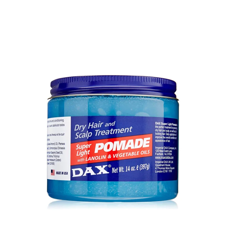 DAX Super Light Pomade with Lanolin & Vegetable Oils Dry Hair and Scalp Treatment 14oz