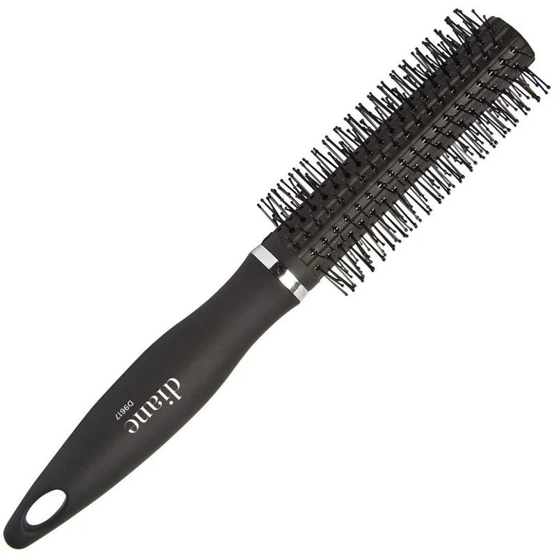 Diane Soft Touch Round Brush 3/4 in Charcoal