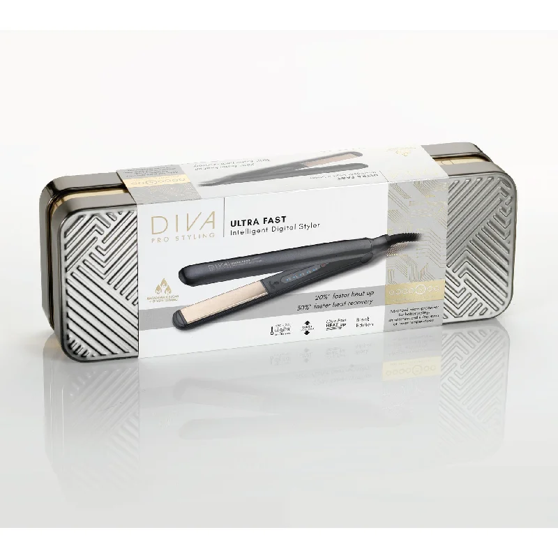 Diva Ultra Fast Intelligent Black Digital Styler