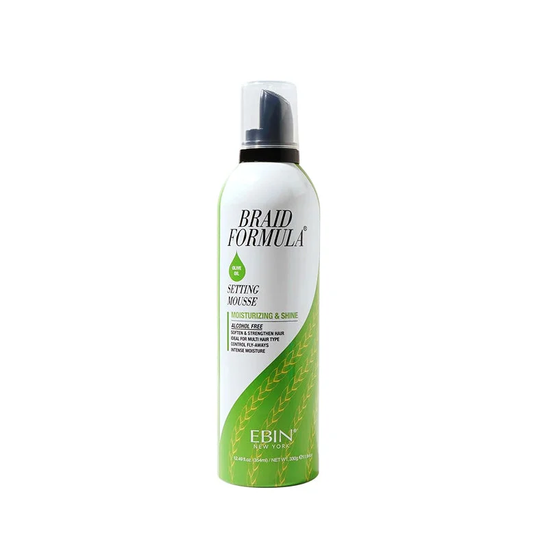 EBIN Setting Mousse Moisturizing & Shine 12.49oz - Olive Oil