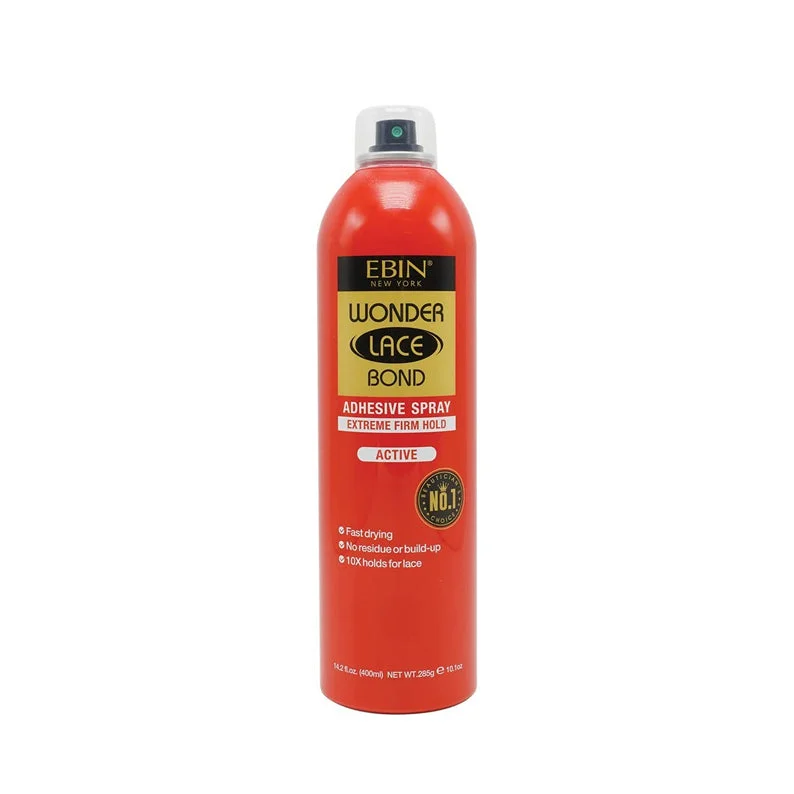 EBIN WONDER LACE BOND Adhesive Spray [EXTREME FIRM HOLD] [ACTIVE] 14.2 oz