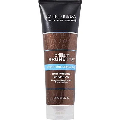 John Frieda Brilliant Brunette Multi-Tone Revealing Moisturizing Shampoo, 8.45 Oz