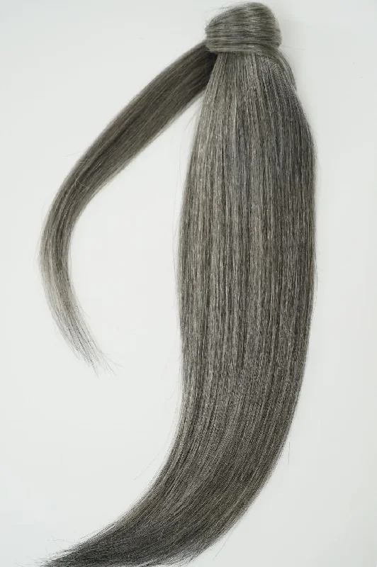 Light Grey Ponytail Extensions