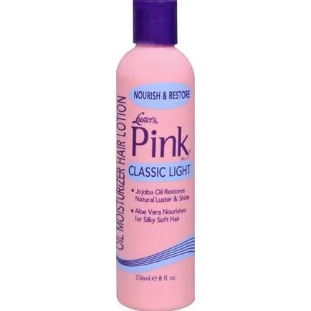 Luster's Pink Light Oil Moisturizer Hair Lotion 8 Oz