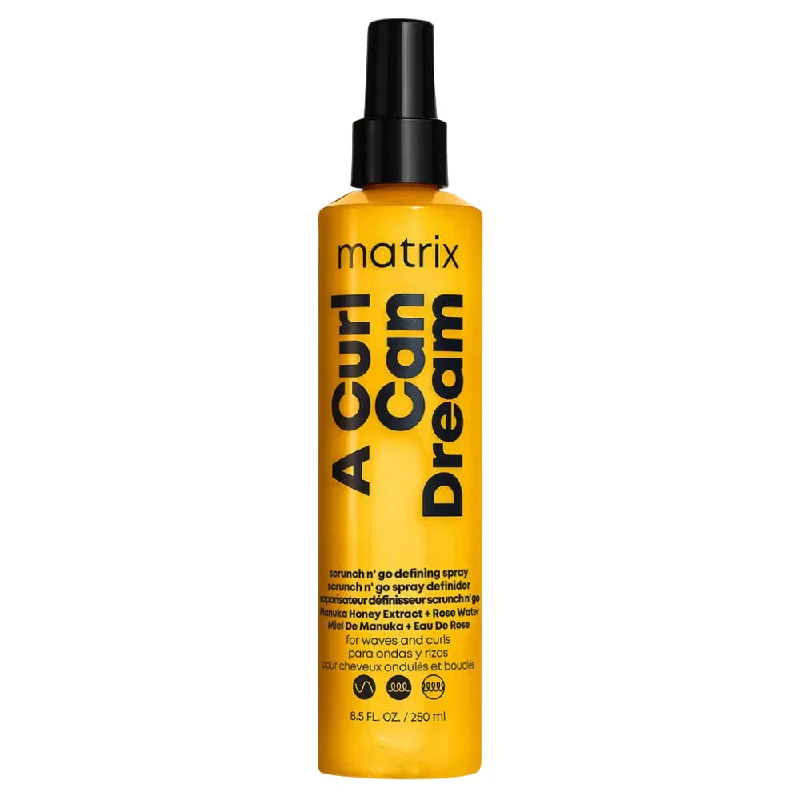 Matrix A Curl Can Dream Scrunch n Go Defining Spray 8.5 oz