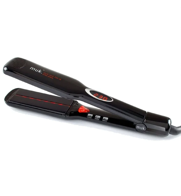 Muk 230 IR Wide Plate - Infra Red Hair Straightener Iron by Muk