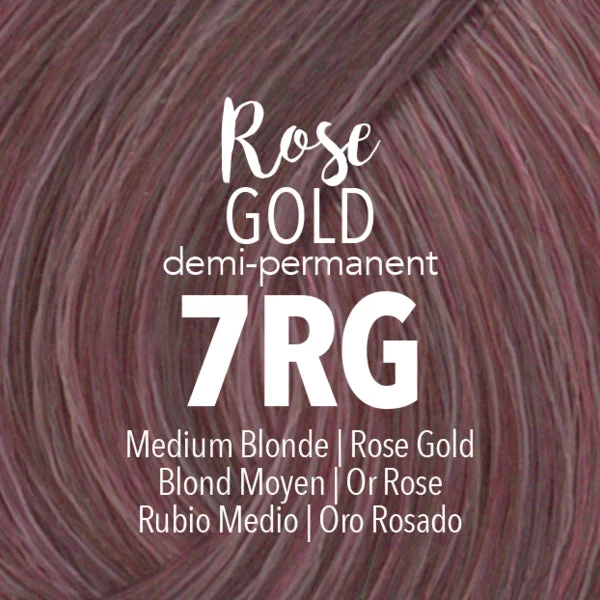 7RG Medium Blonde Rose Gold