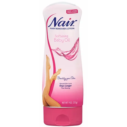 Nair Hair Remover Baby Oil Lotion 9.0 Oz