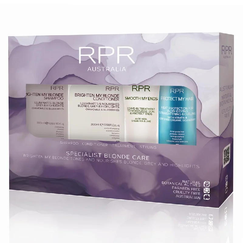 RPR Brighten My Blonde Quad Pack for Blonde & Grey Hair