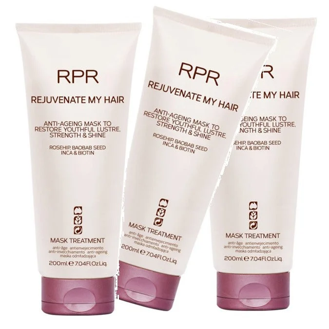 RPR Rejuvenate My Hair Anti Aging Treatment Mask 3 x 200ml