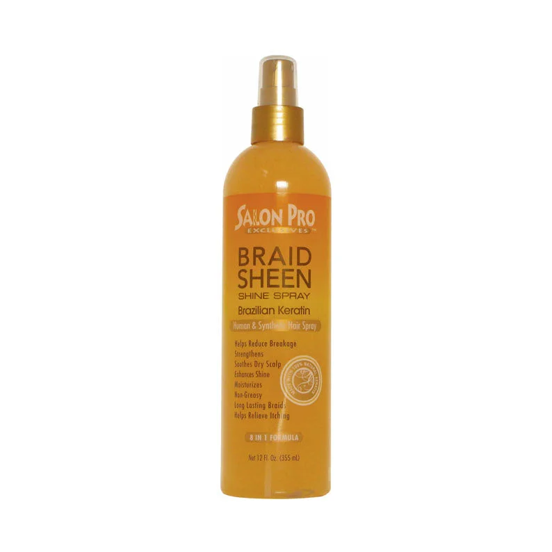 Salon Pro Braid Sheen Brazilian Keratin 12oz