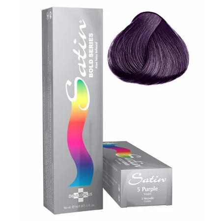 Satin Bold Series Hair Color 5 Dark Violet, 3 Oz