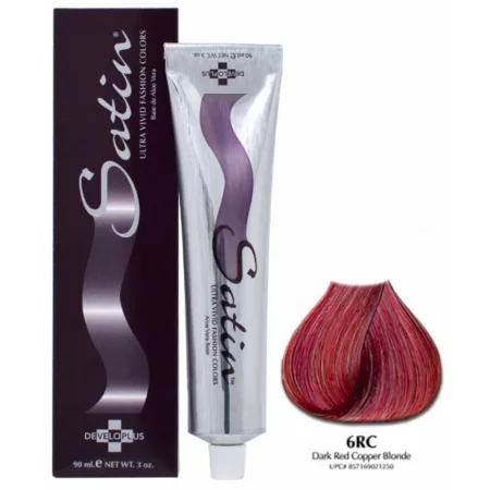 Satin Ultra Vivid Hair Color 6Rc Dark Red Copper Blonde, 3 Oz