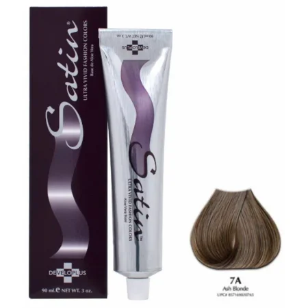 Satin Ultra Vivid Hair Color 7A Ash Blonde, 3 Oz