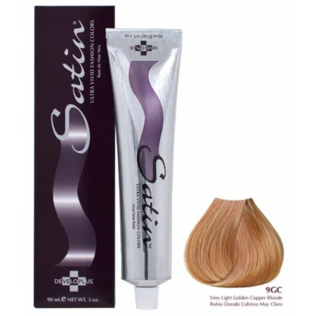 Satin Ultra Vivid Hair Color 9Gc Very Light Golden Copper Blonde, 3 Oz