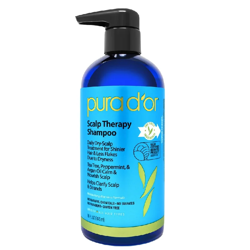 Scalp Therapy Shampoo 16 oz Aloe Vera Formula