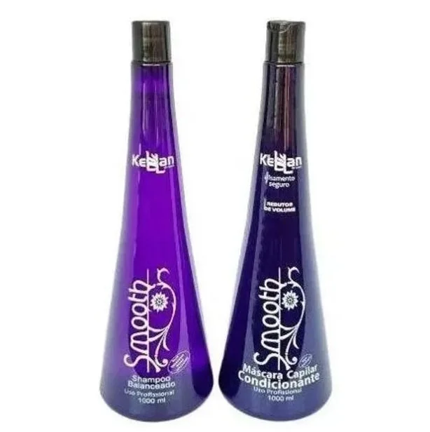 Smooth Progressive Brush Hair Straightening Smoothing Treatment Kit 2x1L - Kellan