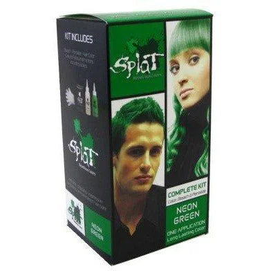 Splat Long Lasting Hair Color Neon Green (12 Pack)