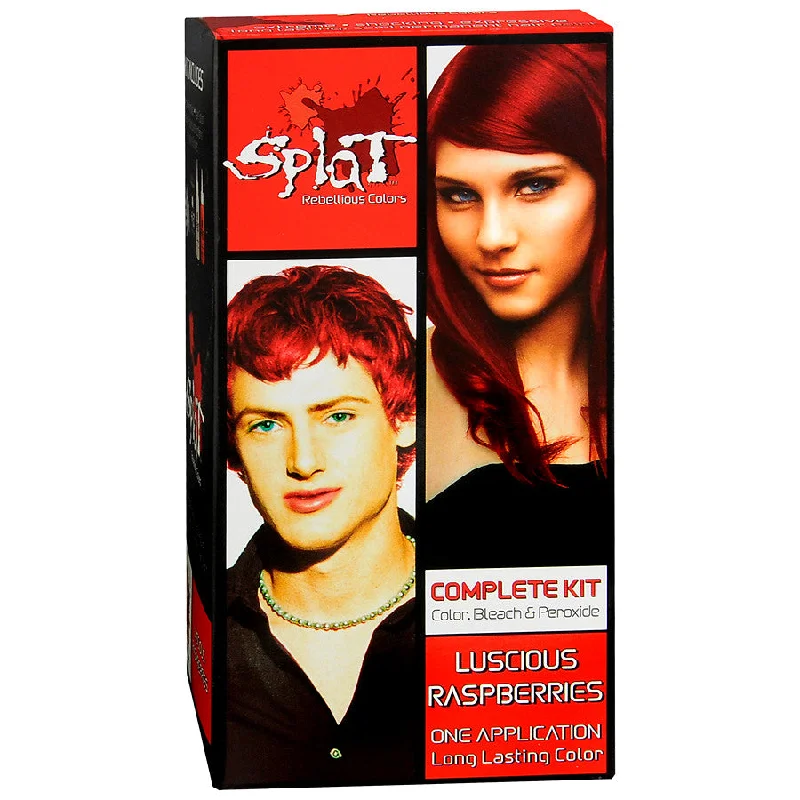 Splat Rebellious Colors Complete Hair Color Kit, Luscious Raspberries