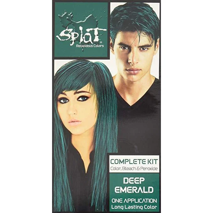 Splat Rebellious Colors Hair Coloring Complete Kit Deep Emerald