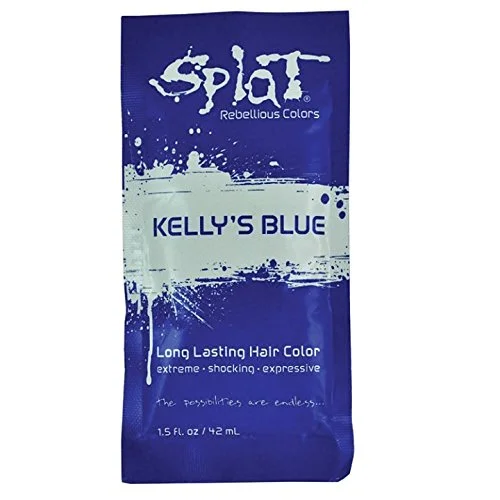 Splat Hair Color Individual Packs Kelly's Blue (12 Pack)