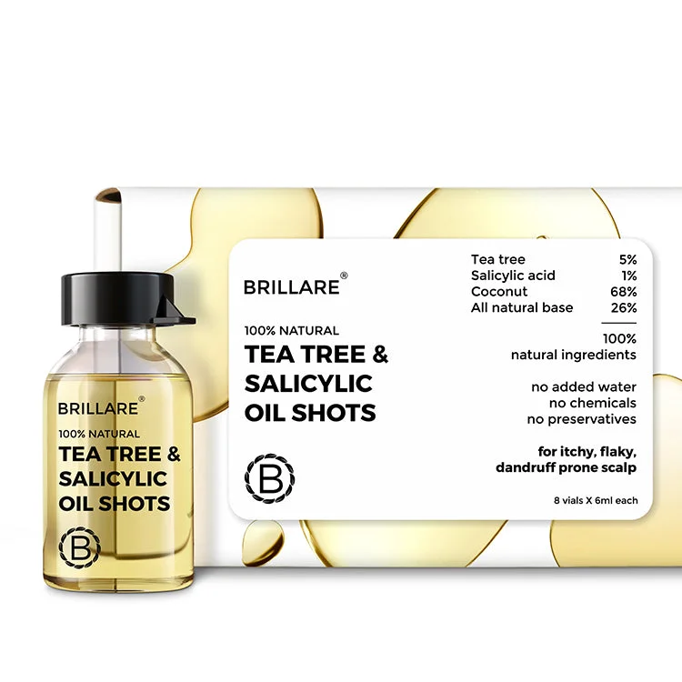 Tea Tree & Salicylic Oil Shots For Dandruff Control